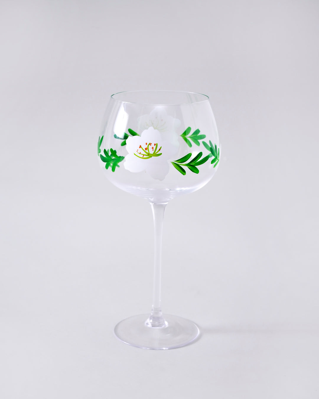 White Blossom Wine Glass - Set Of 6 