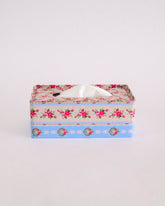 Vintage Floral Tissue Box Holder 