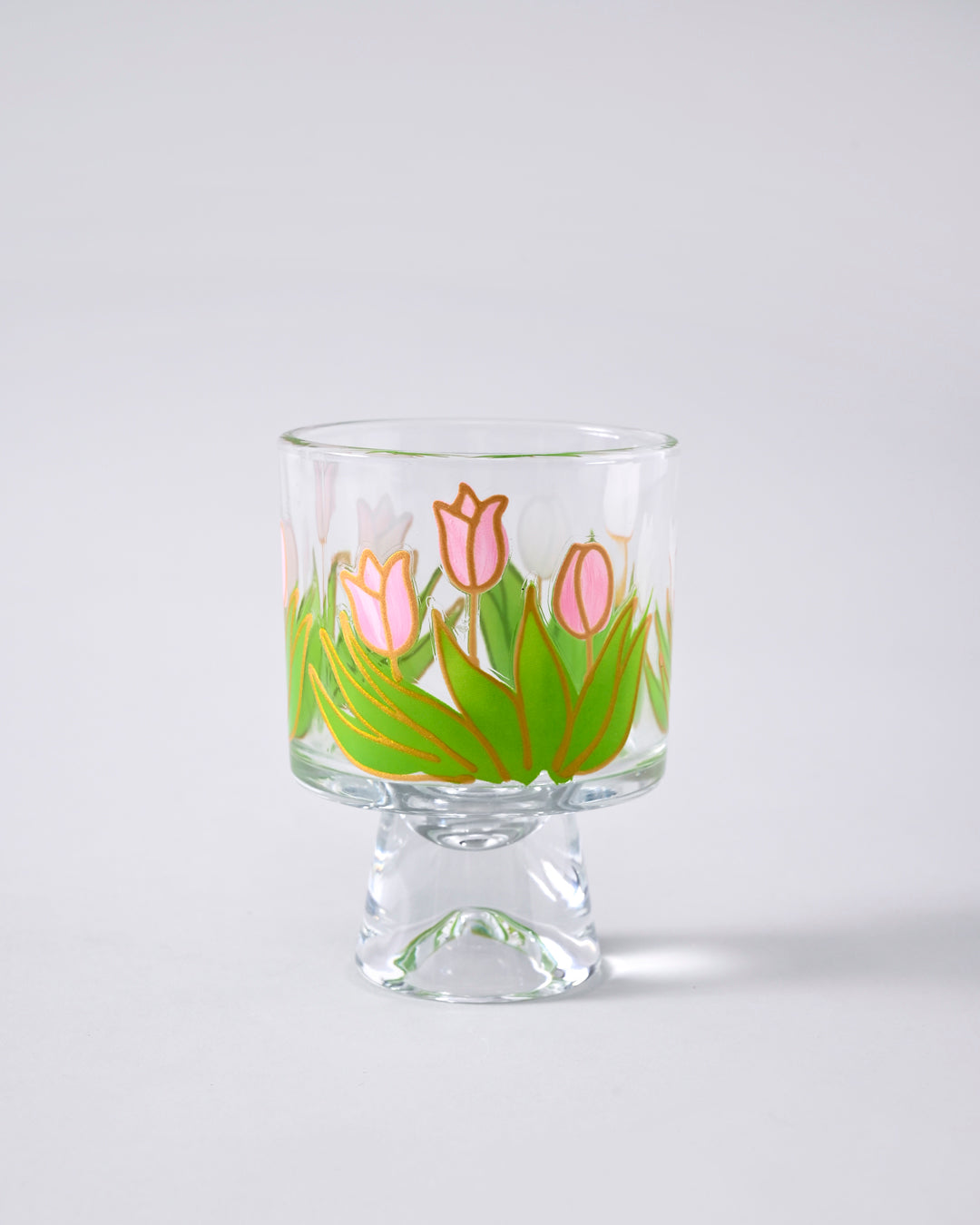 Blossom Tulip Goblet Glass - Set Of 2 