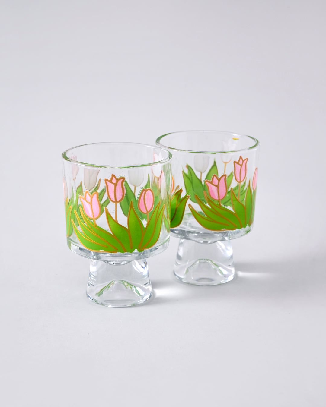 Blossom Tulip Goblet Glass - Set Of 2 