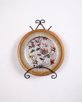 Floral Serenity Decorative Wall Plate With Stand - 13" 