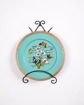 Butterfly Blossom Decorative Wall Plate With Stand - 13" 