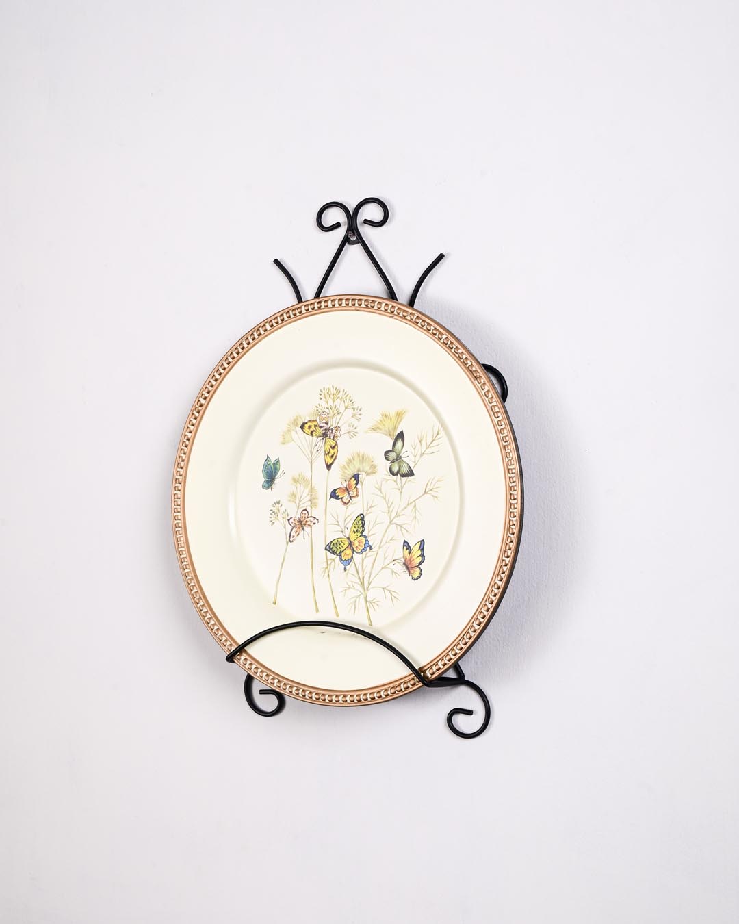 Butterfly Meadow Decorative Wall Plate With Stand - 13" 