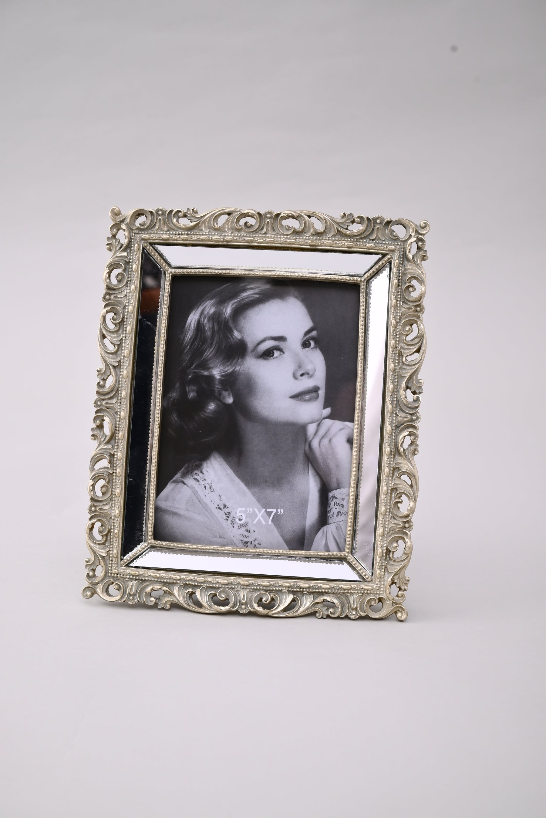 Rosehill Mirrored Photo Frame - Silver 
