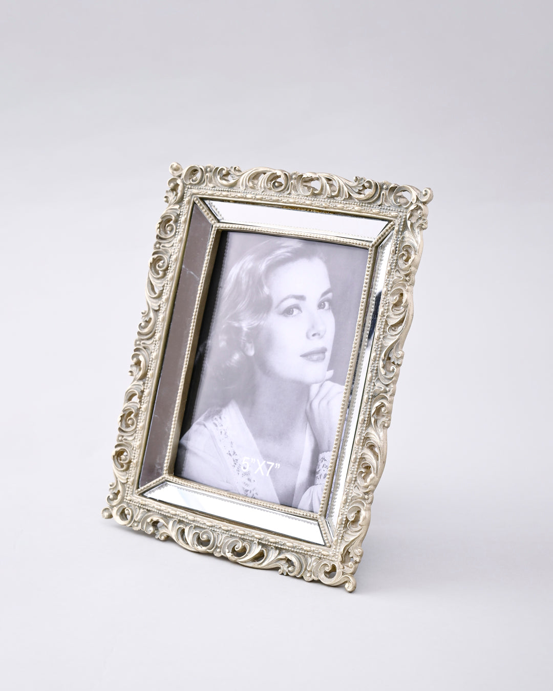 Rosehill Mirrored Photo Frame - Silver 