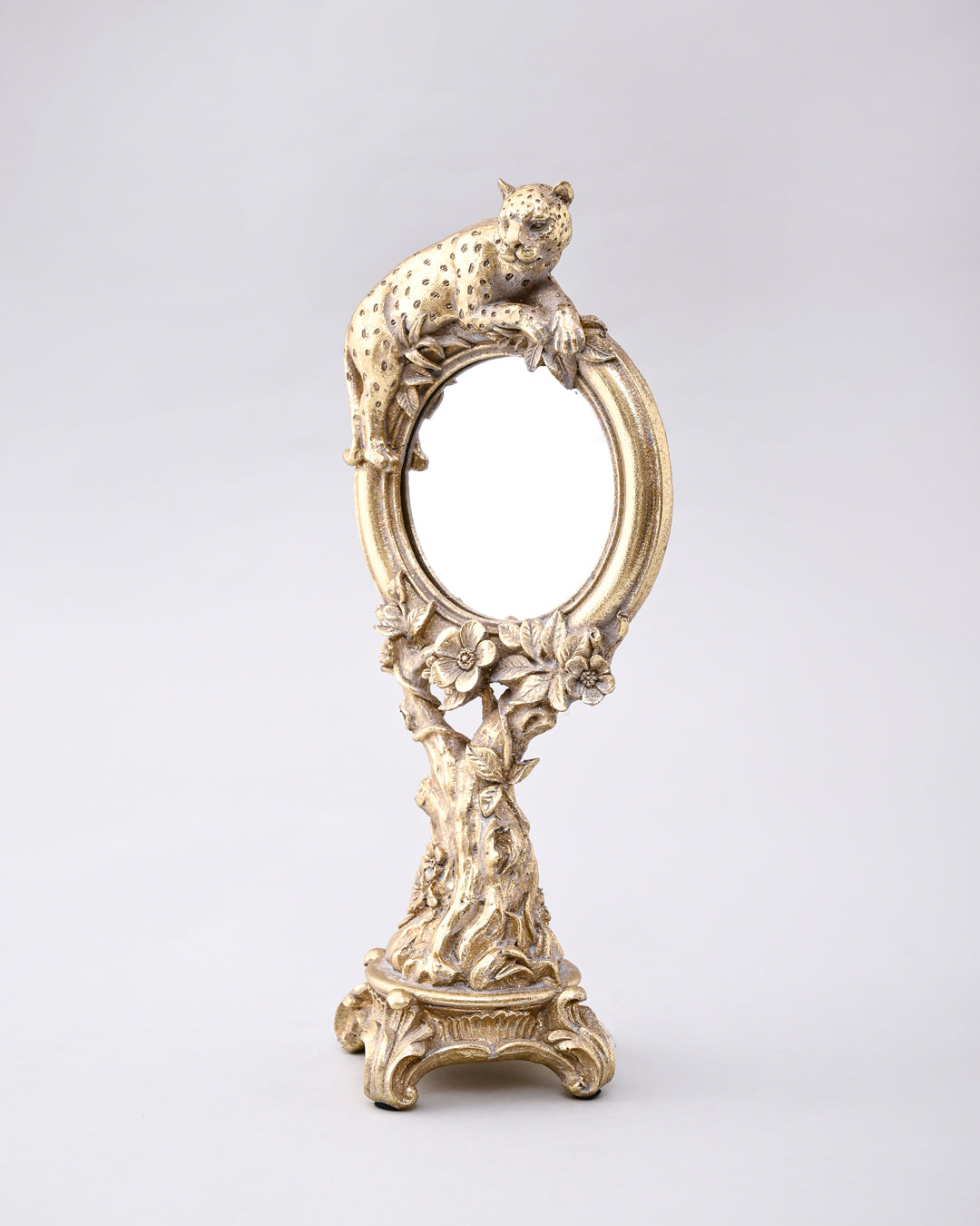 Royal Panther Ovel Table Mirror 