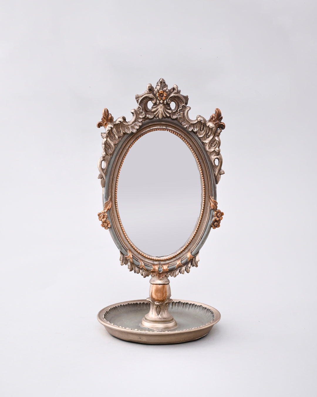 Vintage Oval Vanity Mirror 