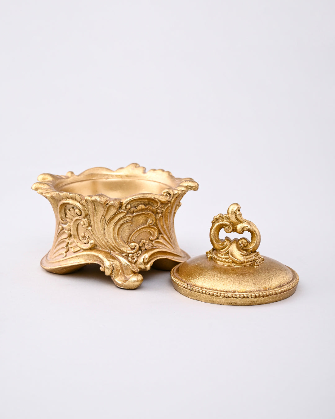 Royal Antique Gold Jewelry Organisers 