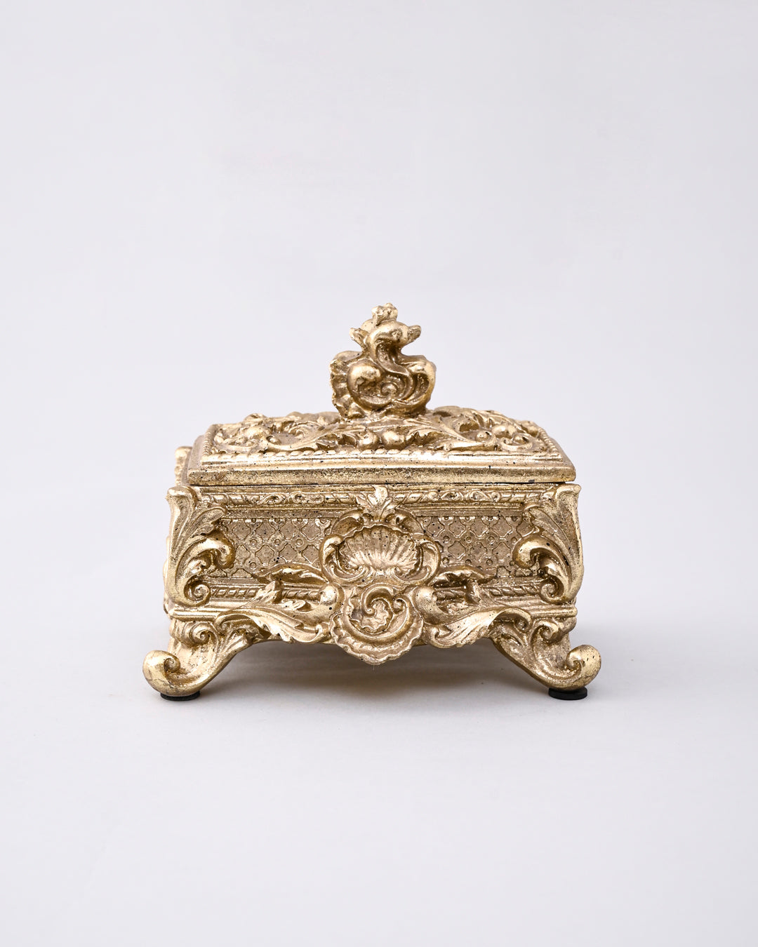 Antique Baroque Treasure Storage Box 