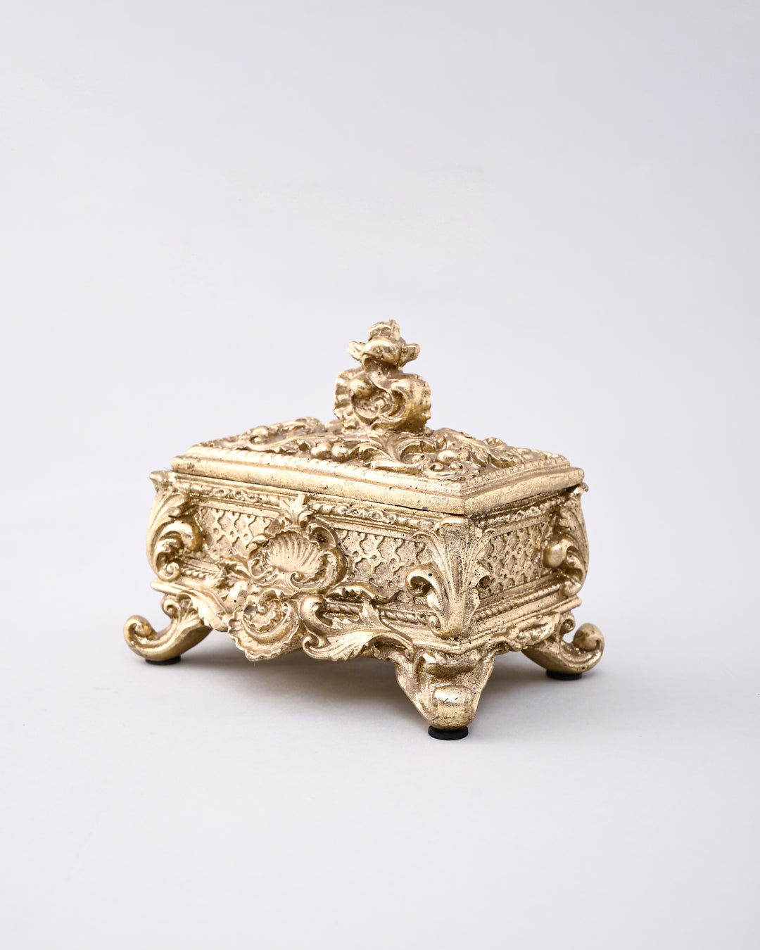 Antique Baroque Treasure Storage Box 