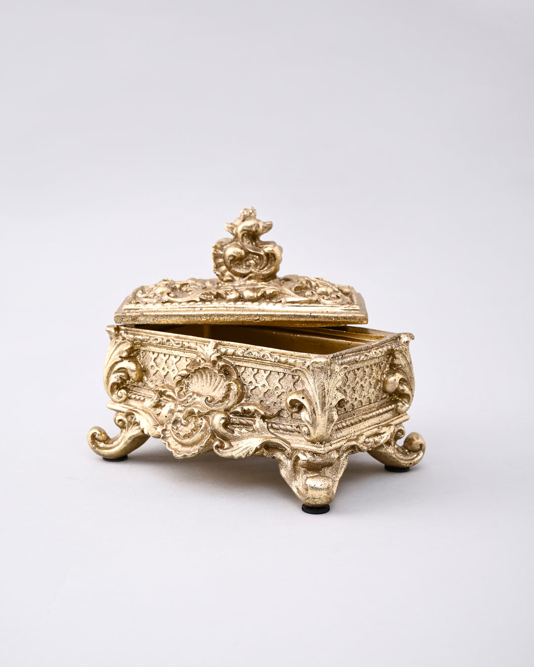 Antique Baroque Treasure Storage Box 