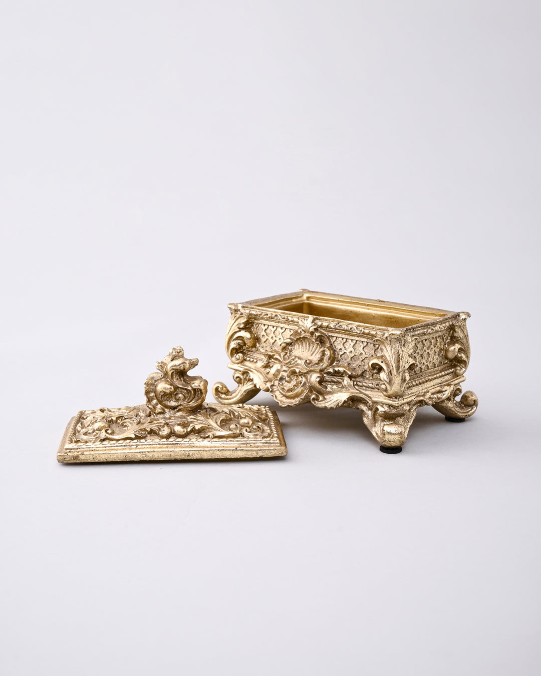 Antique Baroque Treasure Storage Box 
