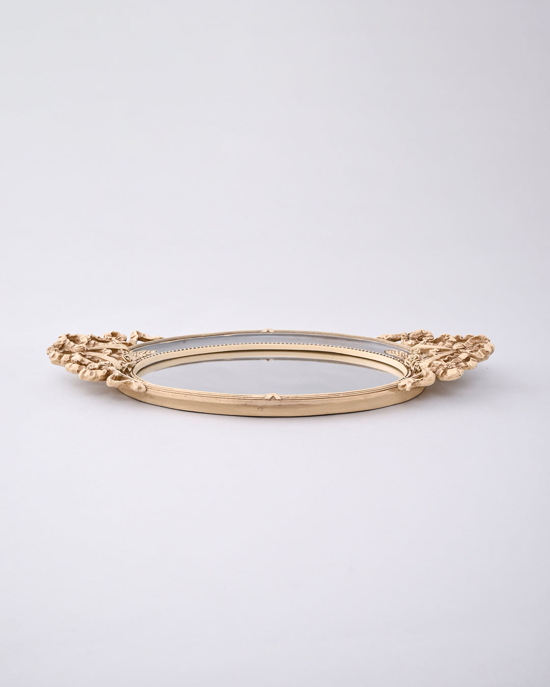 Royal Oval Bow Accent Mirror Tray 