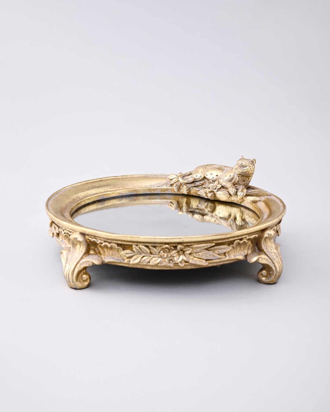 Leopard Glass Vanity Tray 