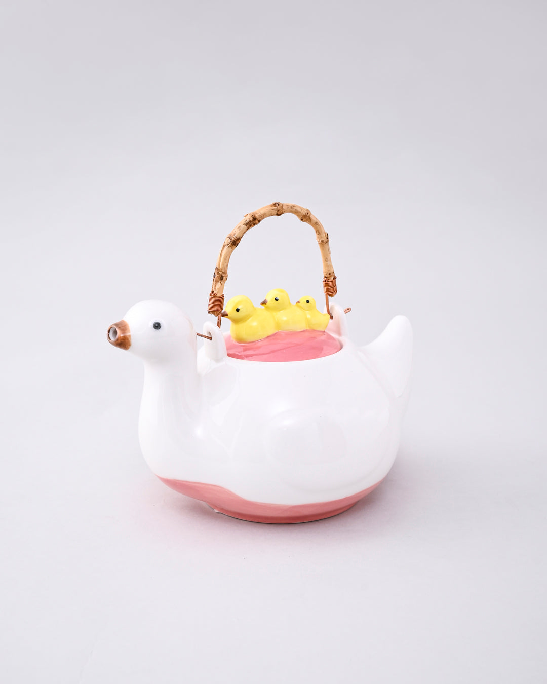 Duck Family Ceramic Kettle