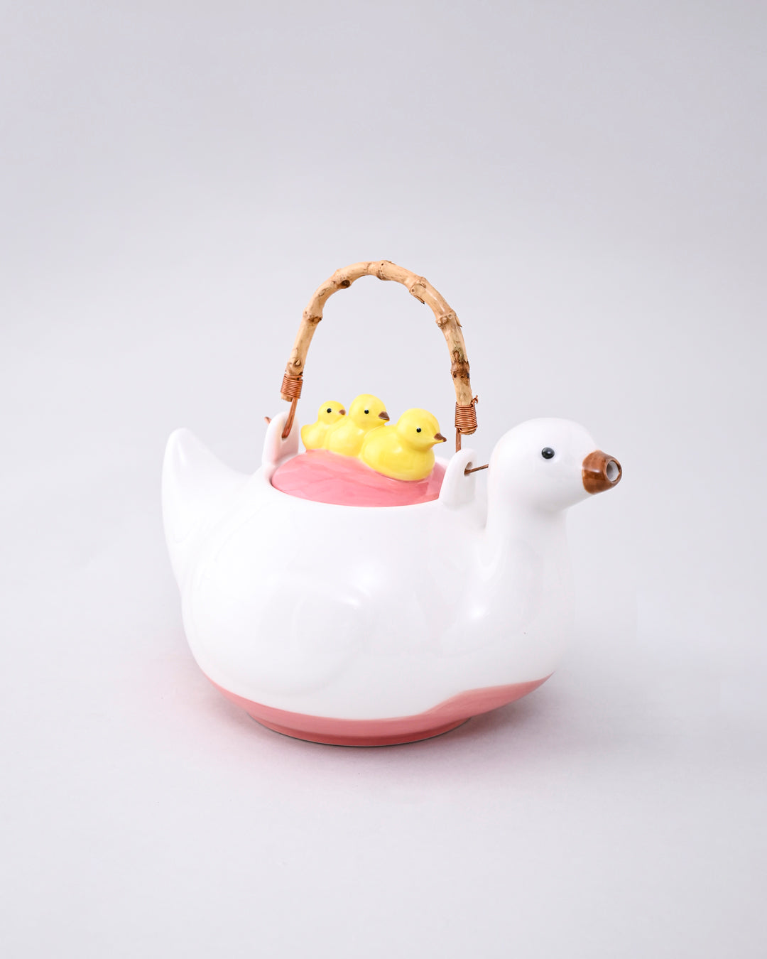 Duck Family Ceramic Kettle 