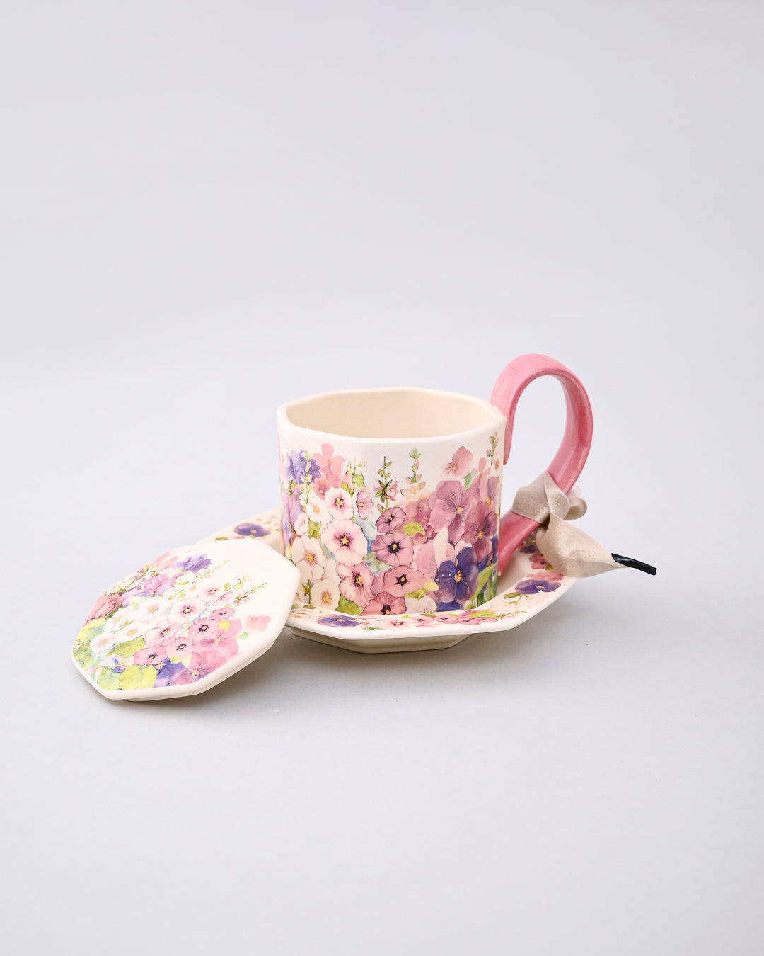 Spring Serenity Tea Cup Set With Saucer 