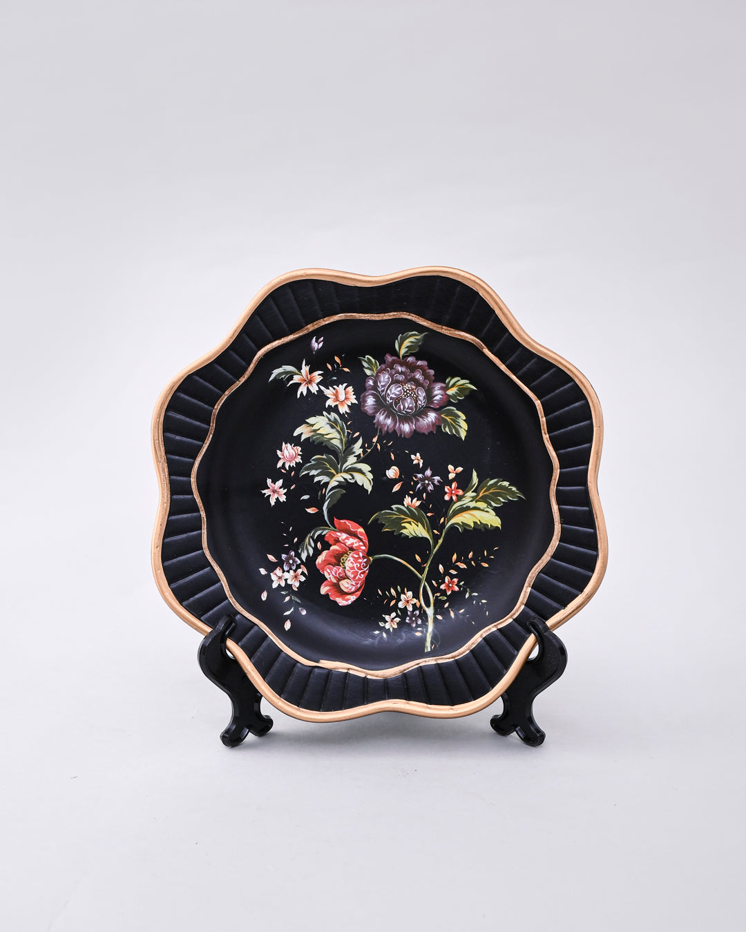 Exquisite Decorative Vase & Plate - Set of 3 