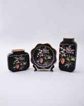 Exquisite Decorative Vase & Plate - Set of 3 