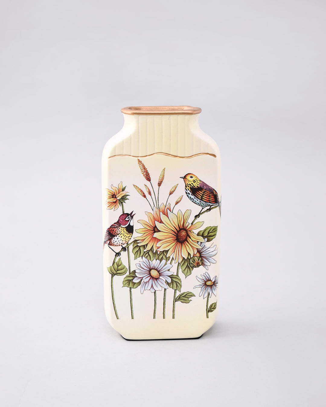 Meadow Song Vase & Decorative Plate - Set Of 3 