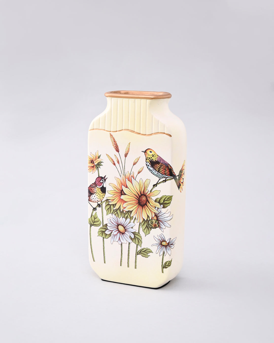 Meadow Song Vase & Decorative Plate - Set Of 3 