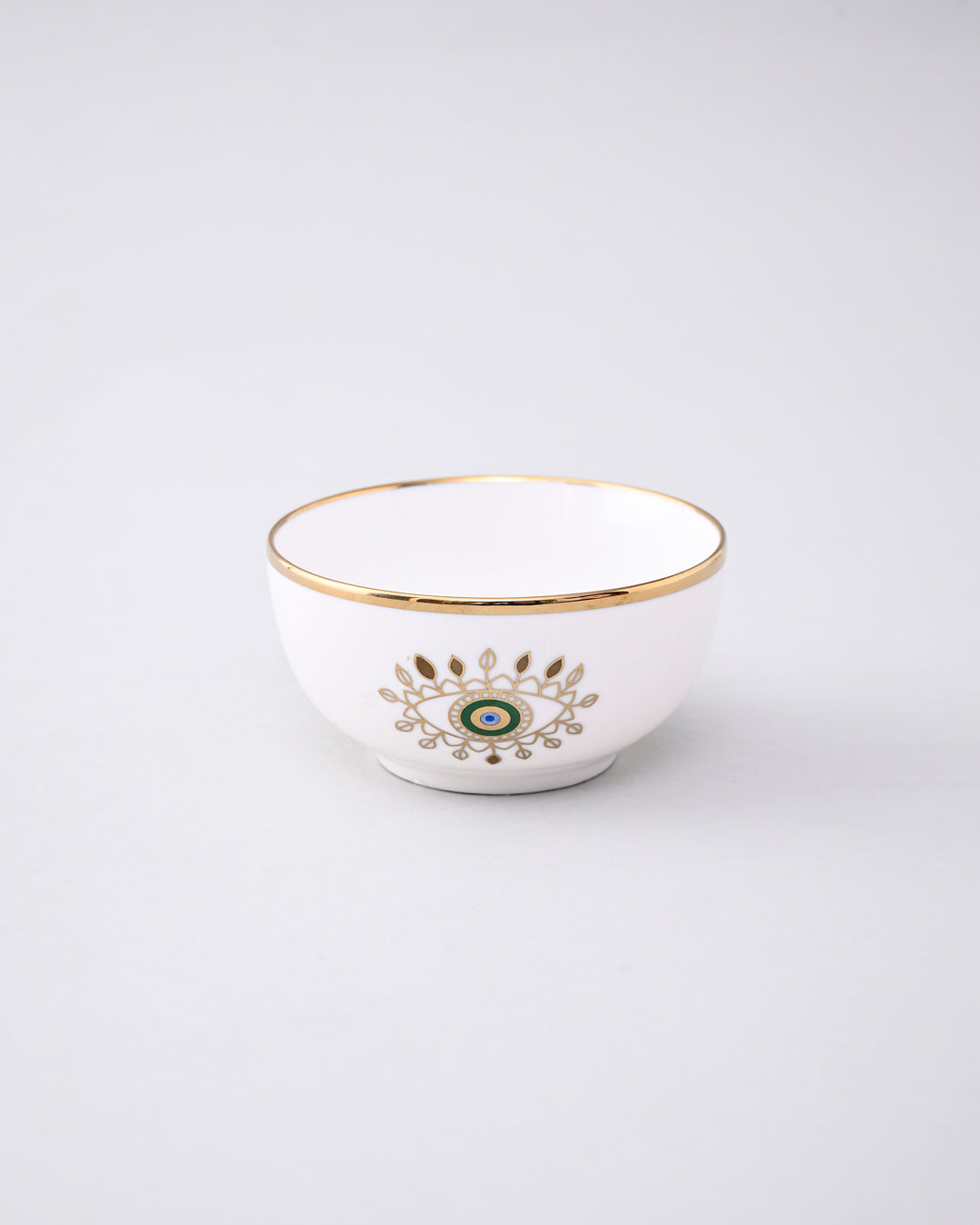 Guardian Evil Eye Ceramic Katori - Set Of 2 