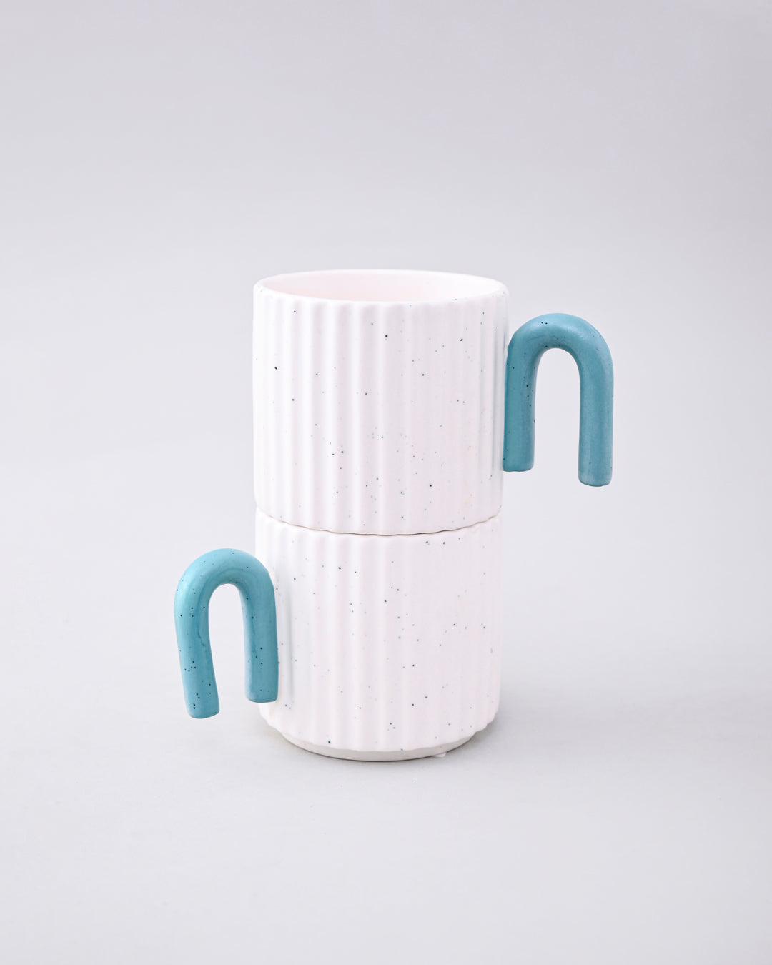 Ribbed Serenity Coffee Mug - Set Of 2 