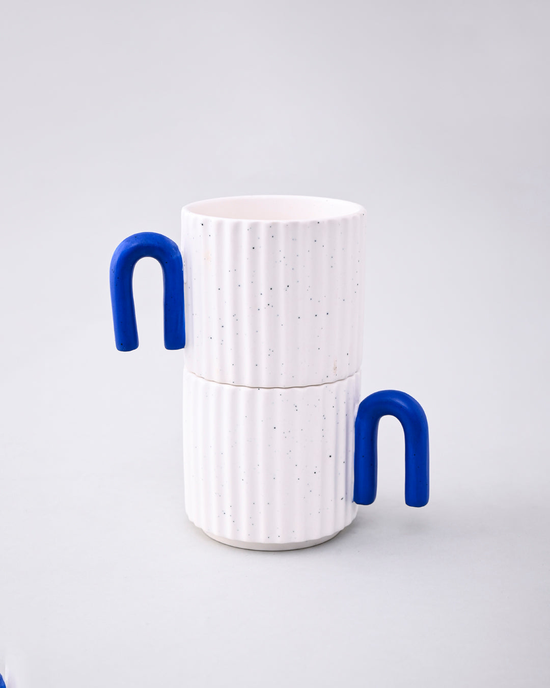 Ribbed Serenity Coffee Mug - Set Of 2 