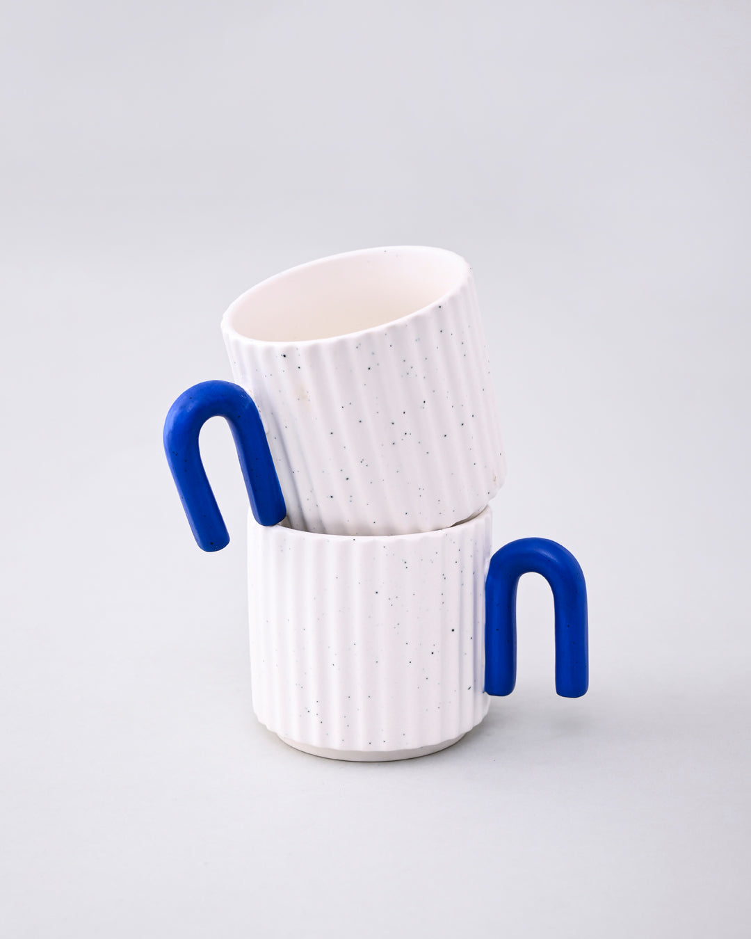 Ribbed Serenity Coffee Mug - Set Of 2 