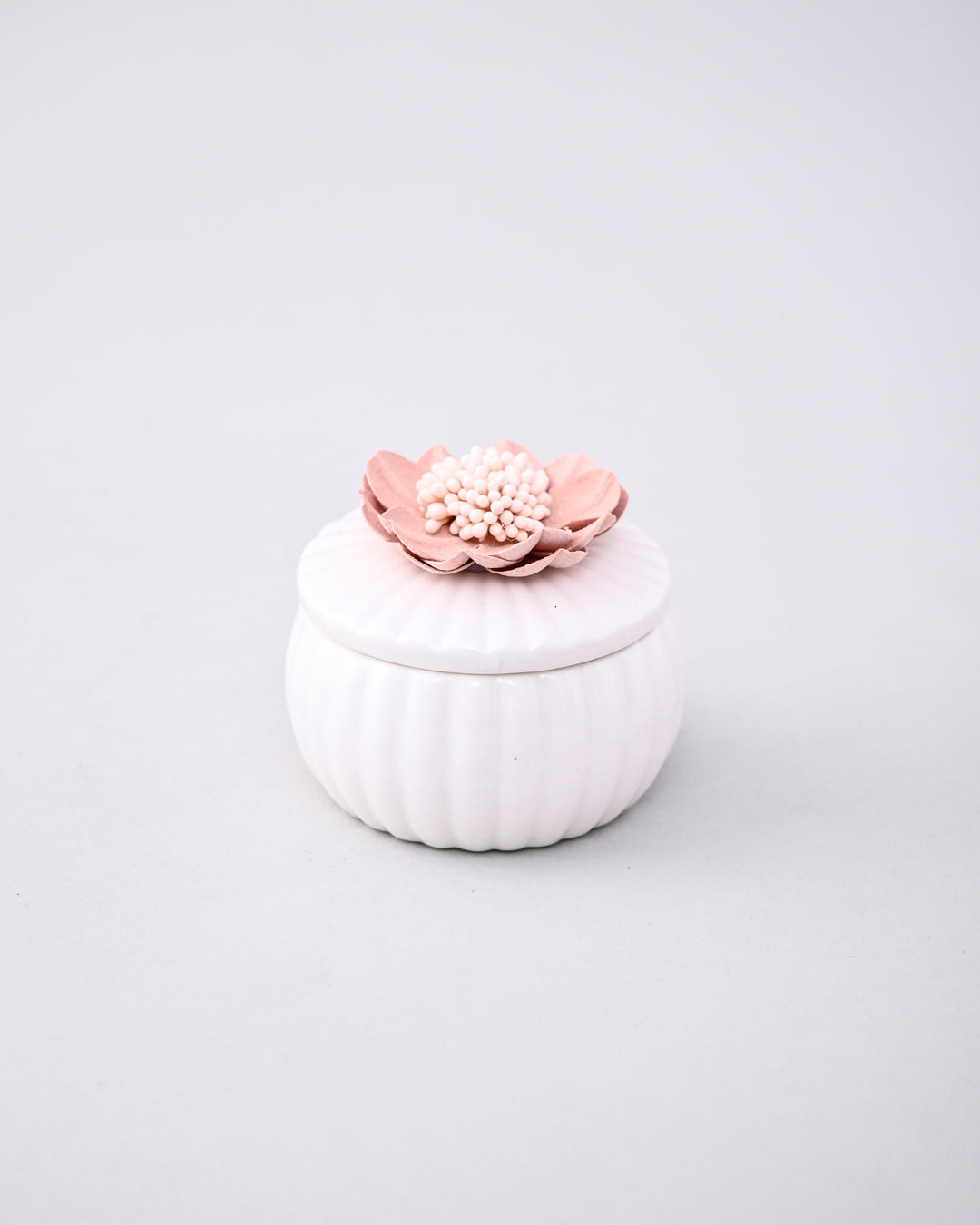 Pink Blossom Trinket Keeper - Set Of 2 