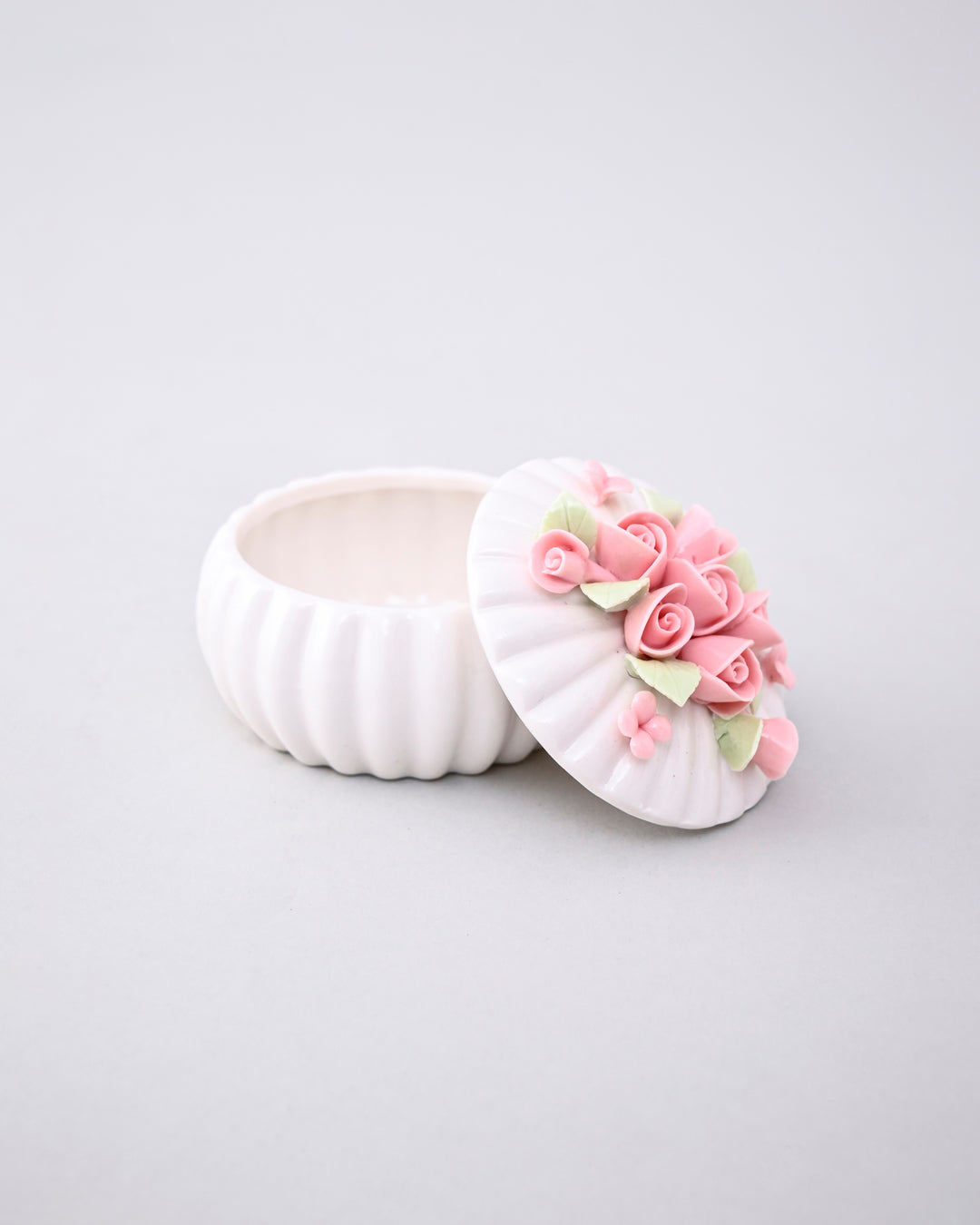Rose Blossom Trinket Keeper - Set Of 2 