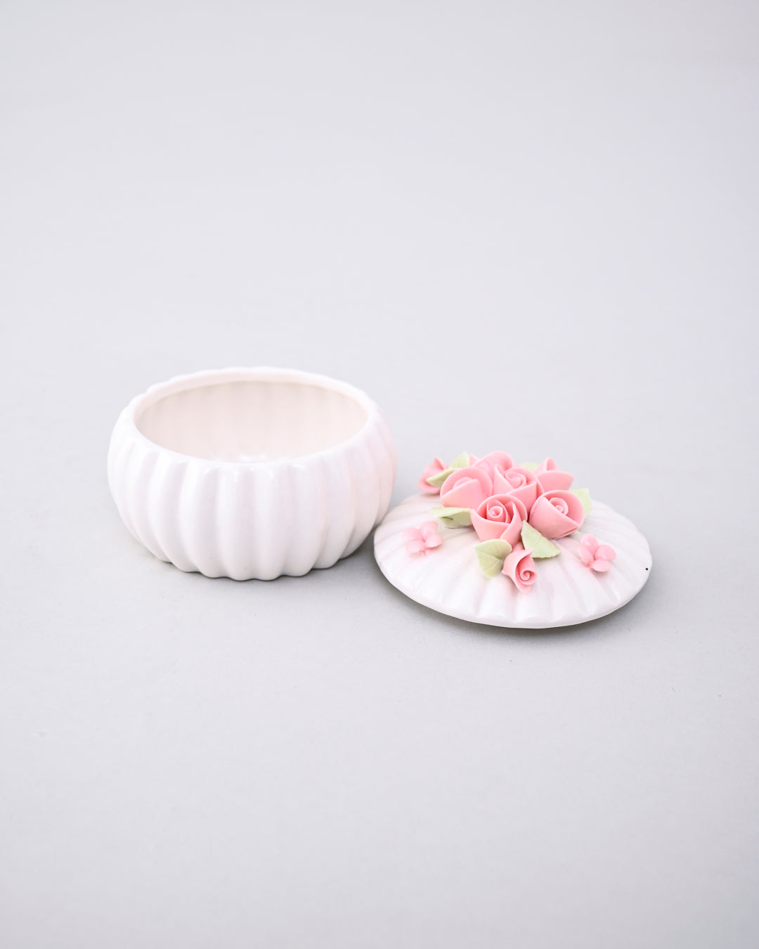 Rose Blossom Trinket Keeper - Set Of 2 