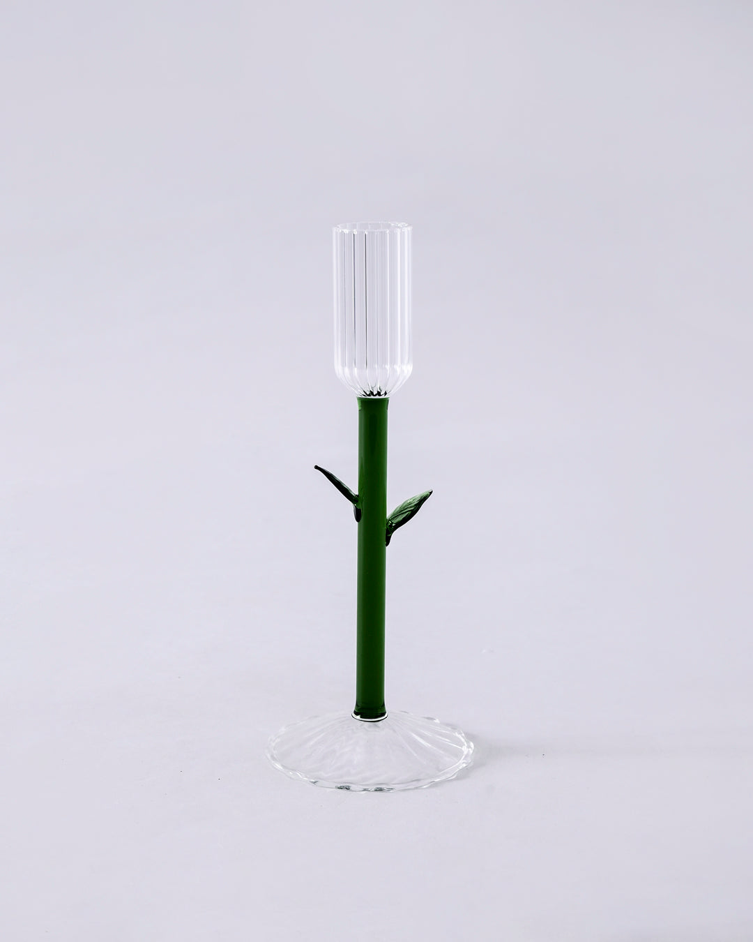 Botanical Stem Glass Candle Stand 