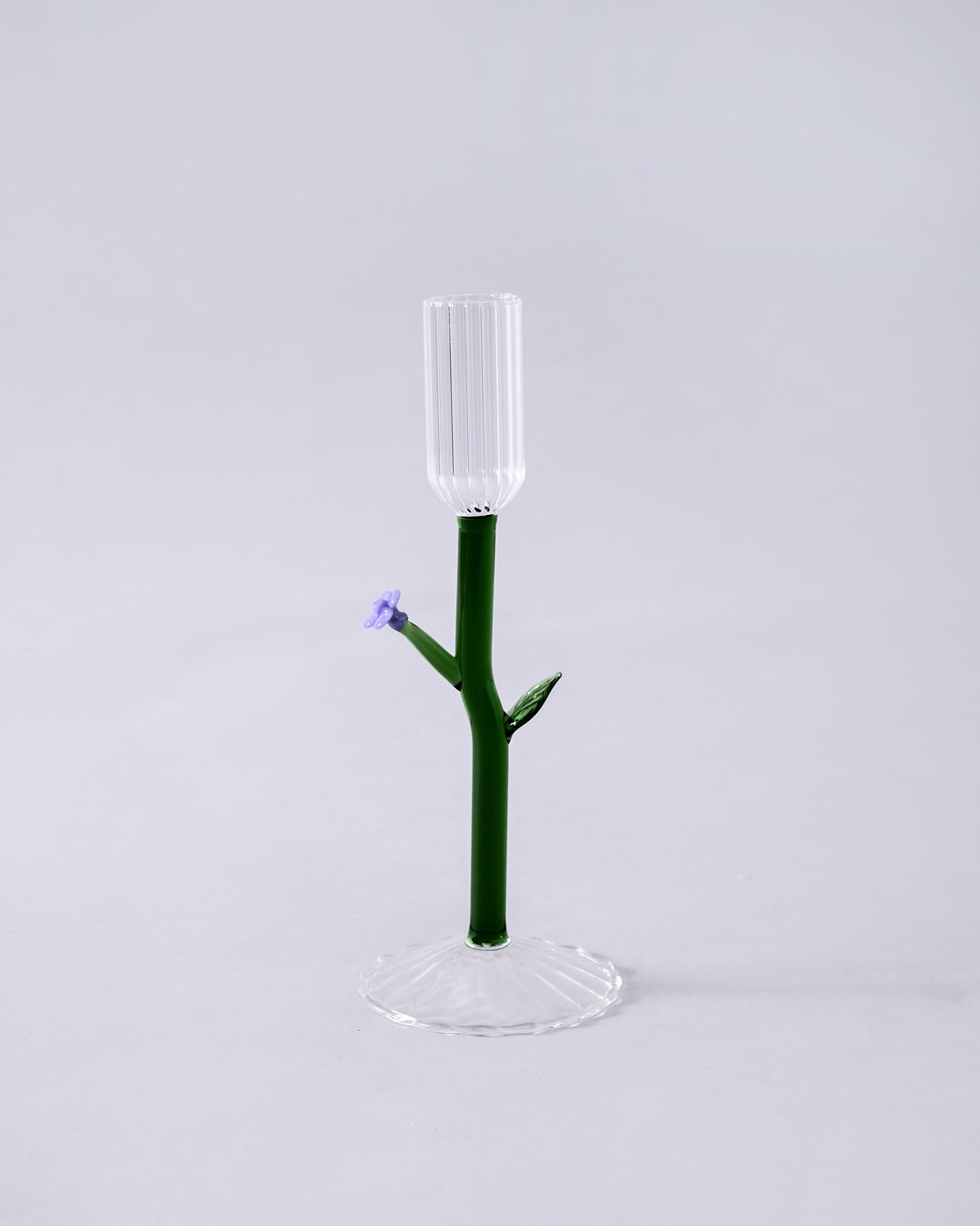 Botanical Stem Glass Candle Stand 