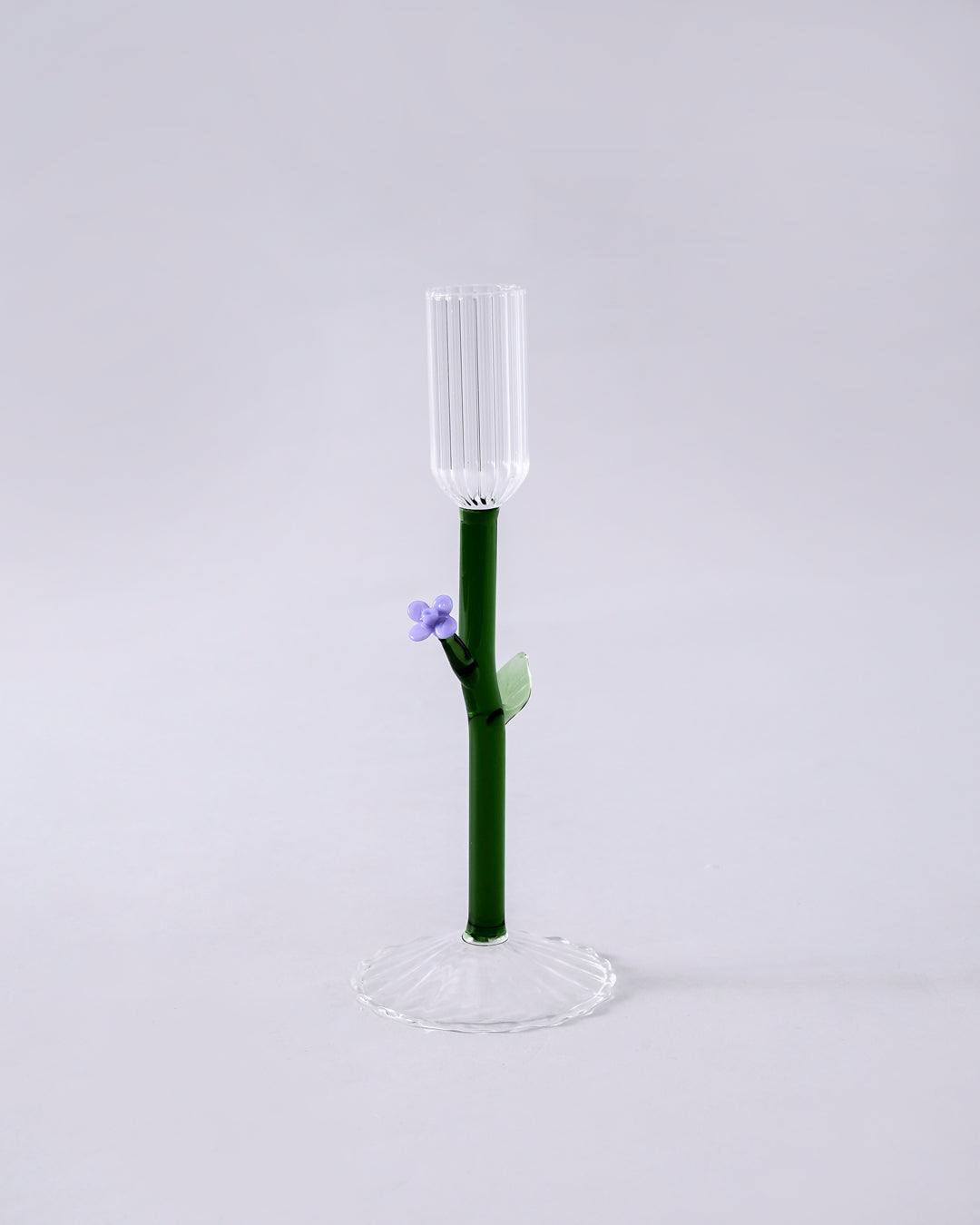 Botanical Stem Glass Candle Stand 