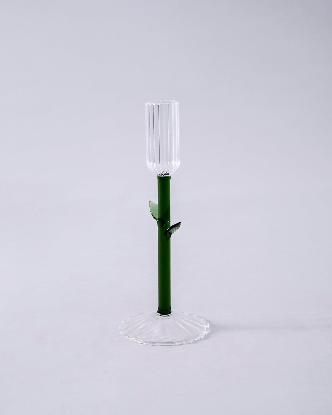 Botanical Stem Glass Candle Stand 