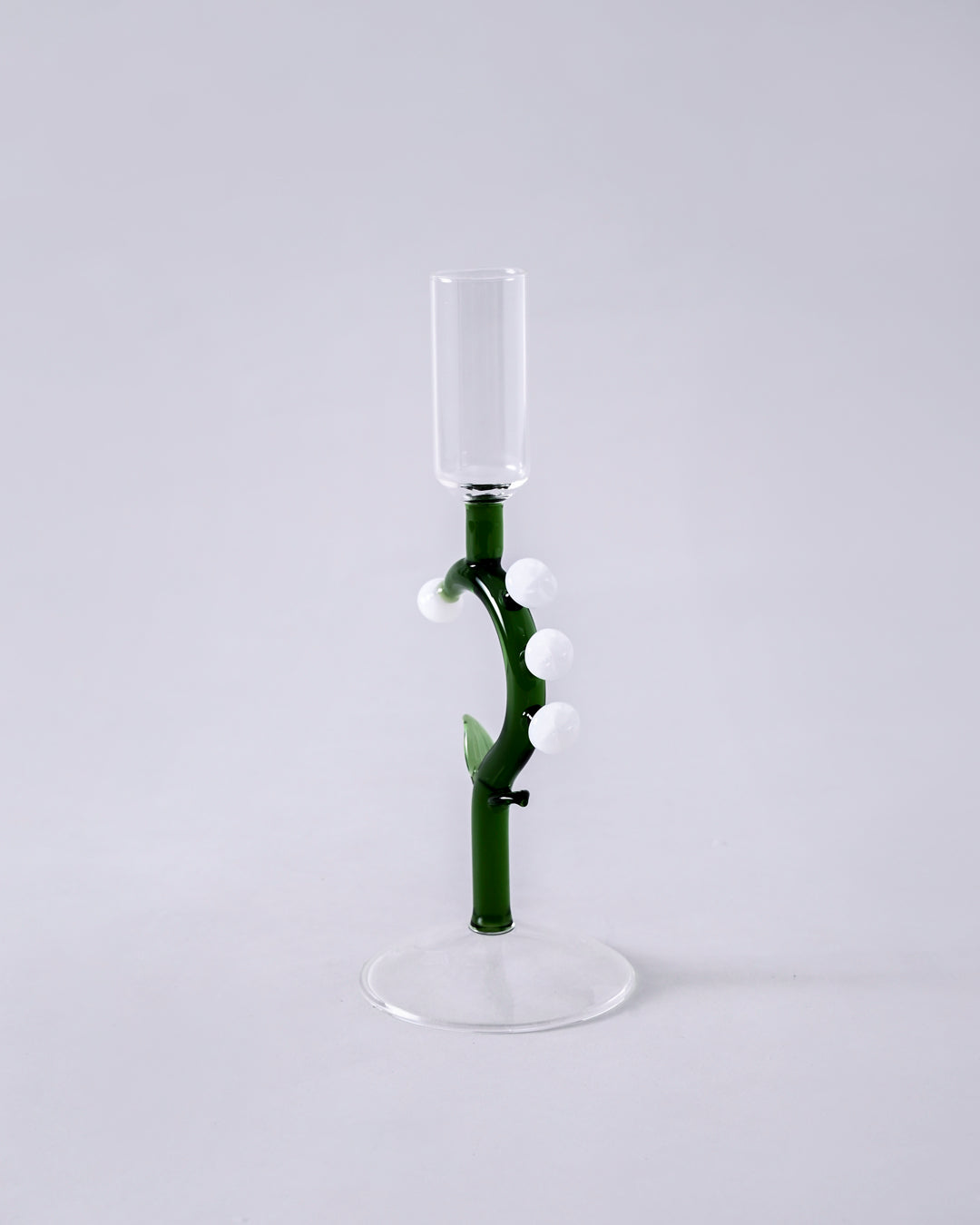 Botanical Stem Glass Candle Stand 