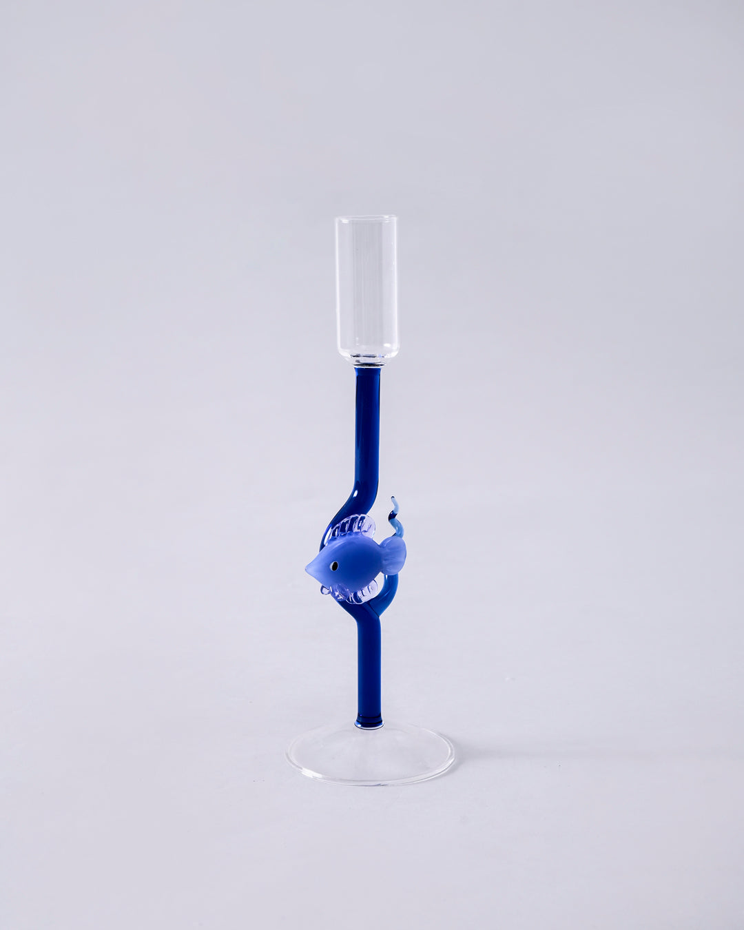 Oceanic Art Glass Candle Stand 