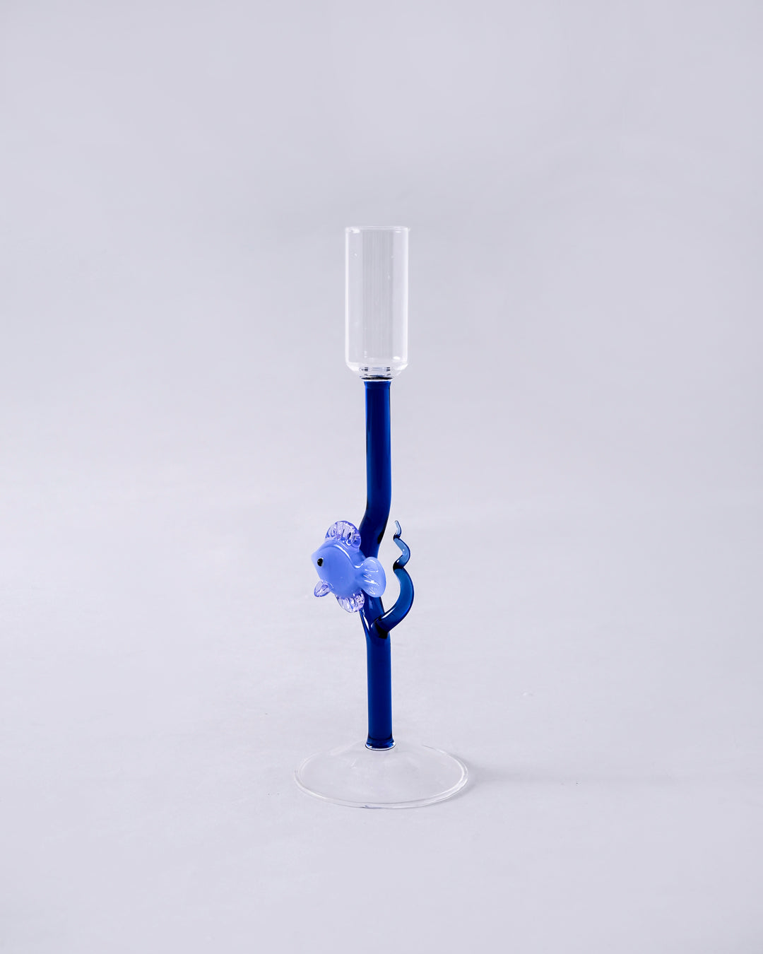 Oceanic Art Glass Candle Stand 