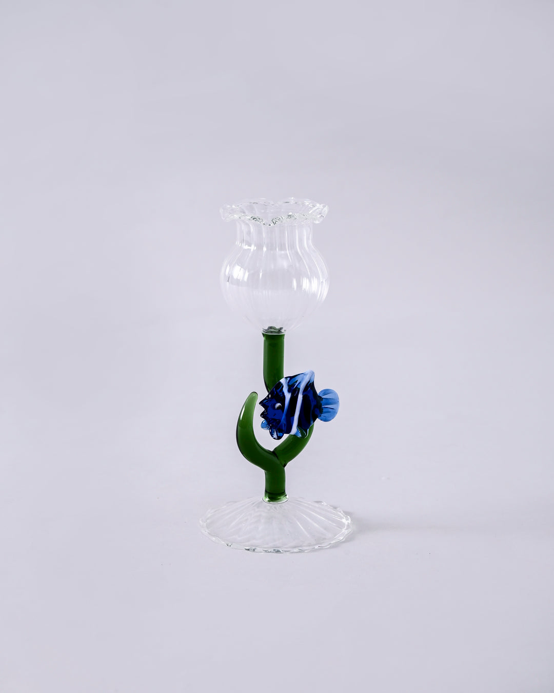 Oceanic Art Glass Candle Stand - Small 