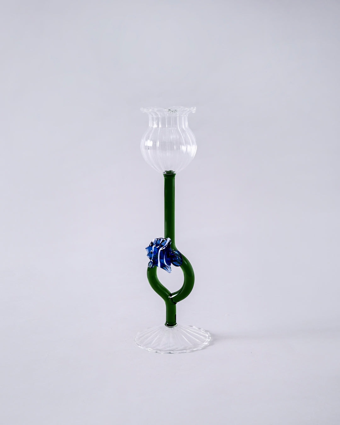 Oceanic Art Glass Candle Stand - Large 