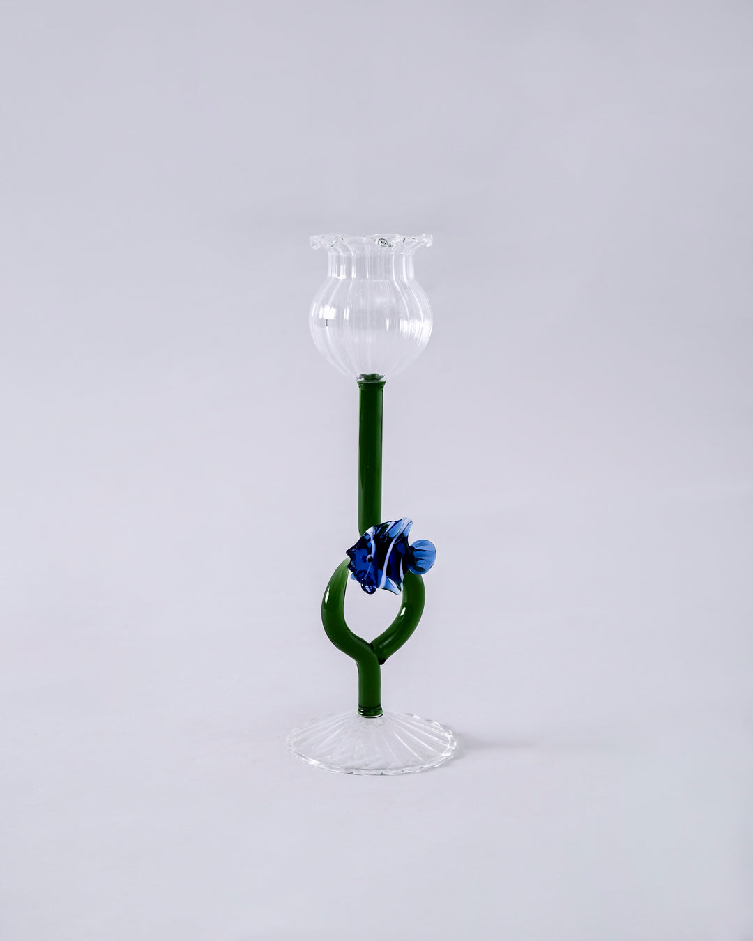 Oceanic Art Glass Candle Stand - Large 