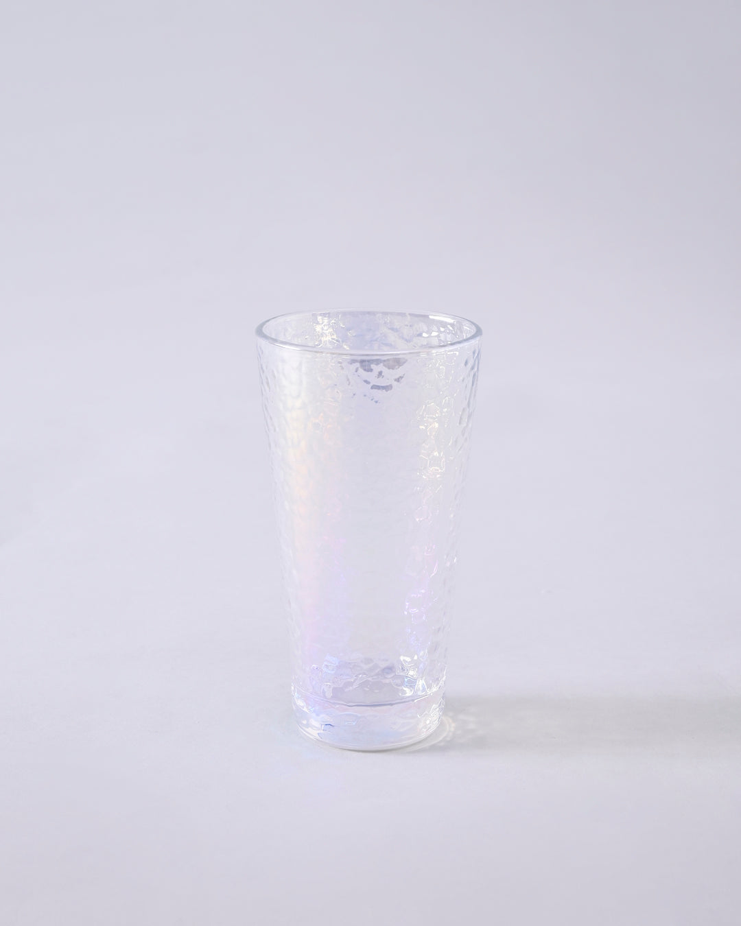 Hammered Texture Glass Tumbler - Set Of 4 