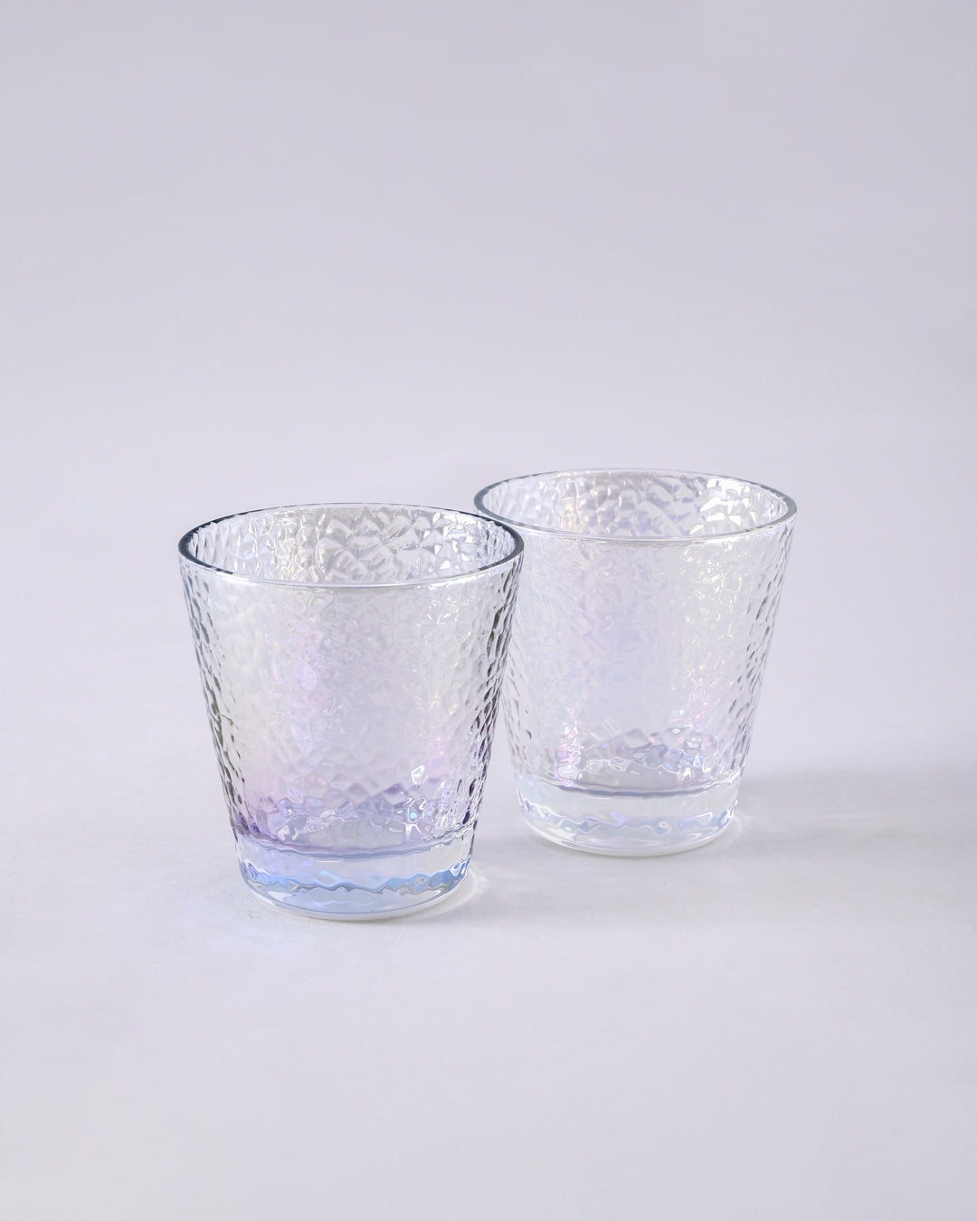 Hammered Texture Short Glass - Set Of 4 