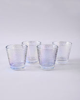 Hammered Texture Short Glass - Set Of 4 