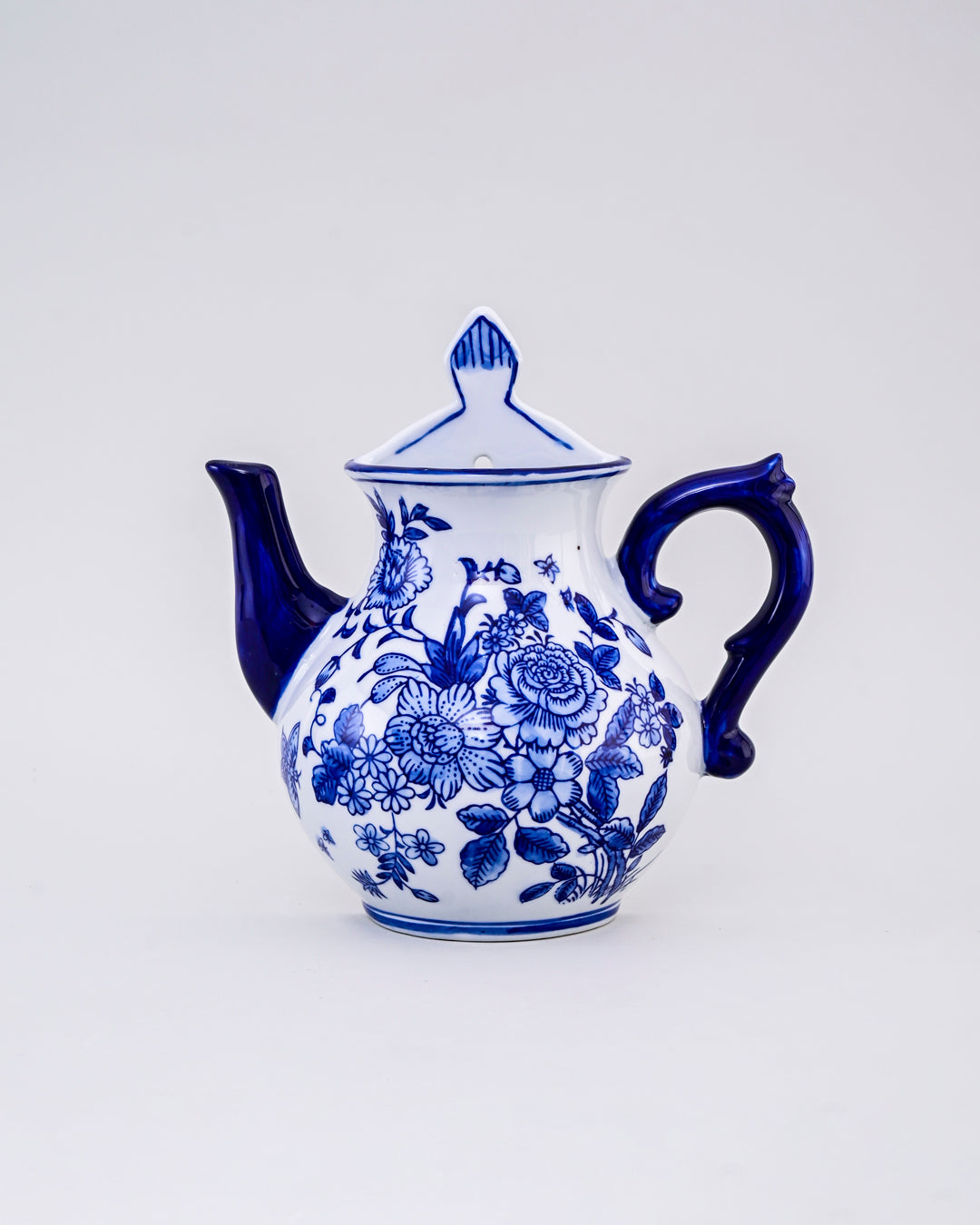 Rendezvous with Blue - Wall Mounted Planter Kettle 