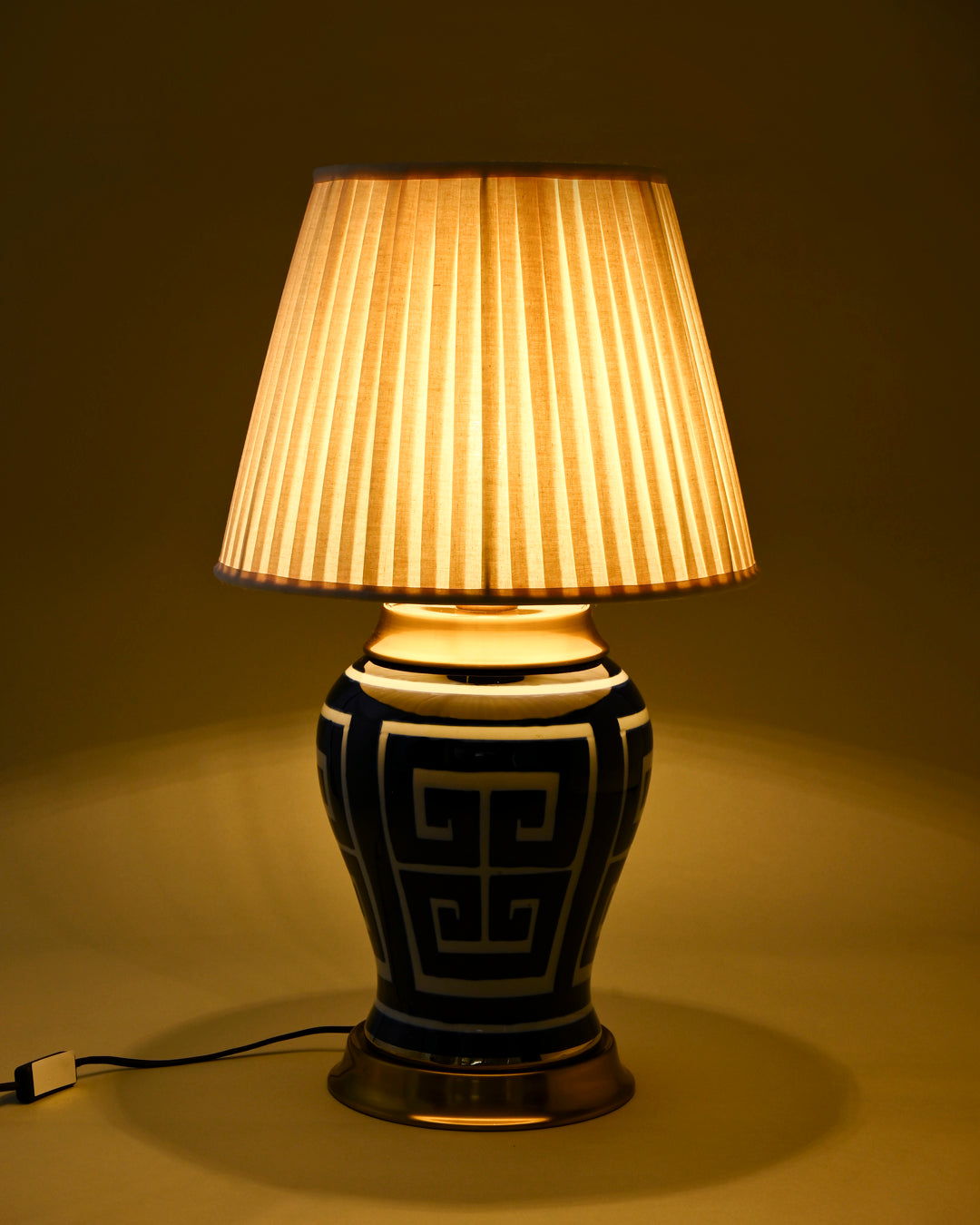 Athena Grecian Pattern Table Lamp 
