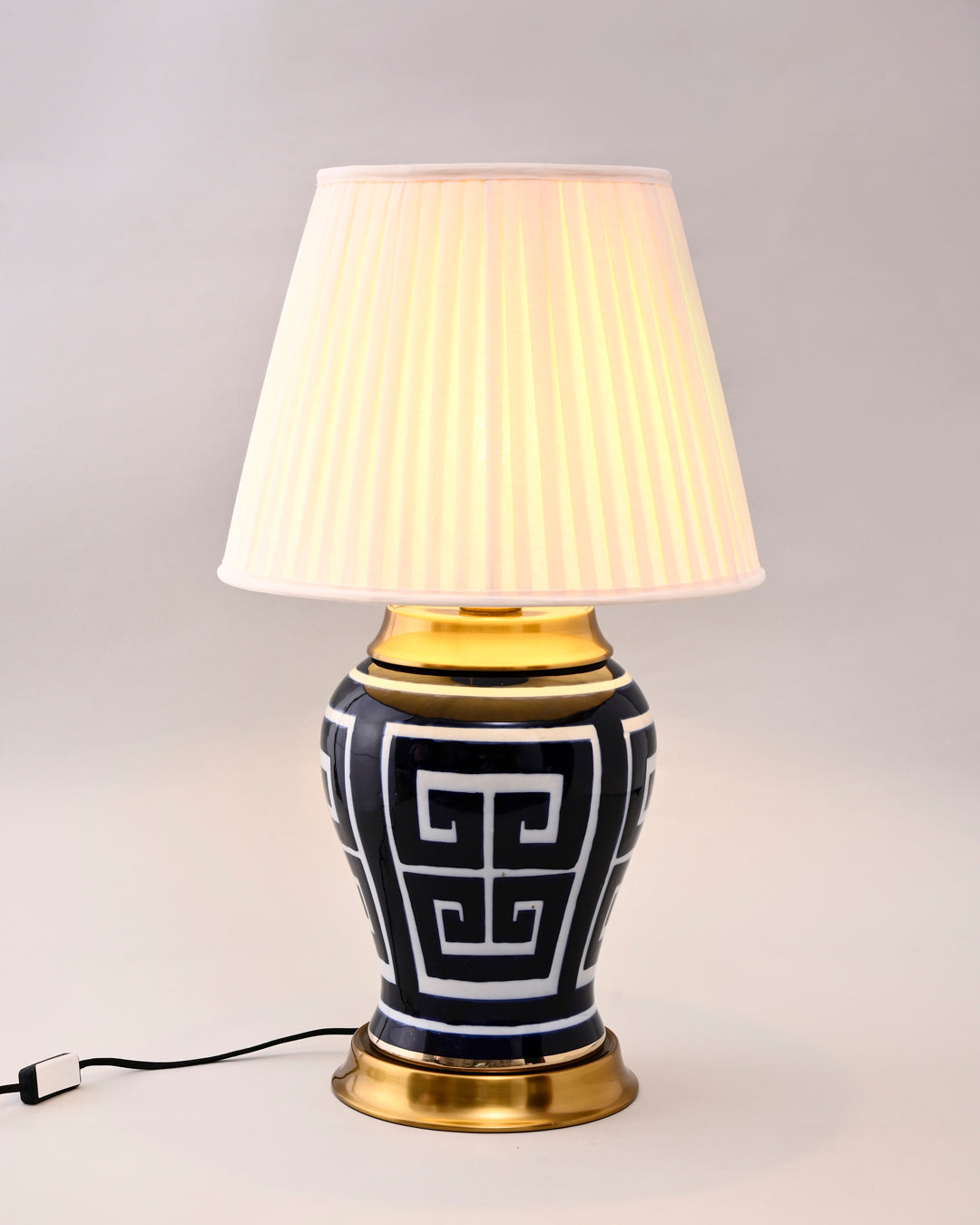 Athena Grecian Pattern Table Lamp 