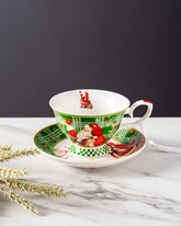 Merry Christmas - Teacup and Saucer 