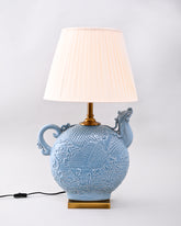 Imperial Celadon Phoenix Table Lamp 